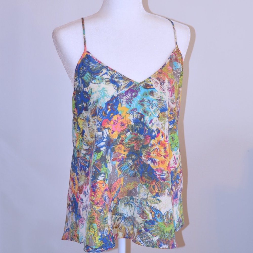 3/$25 RBL Floral Flowy Tank Top